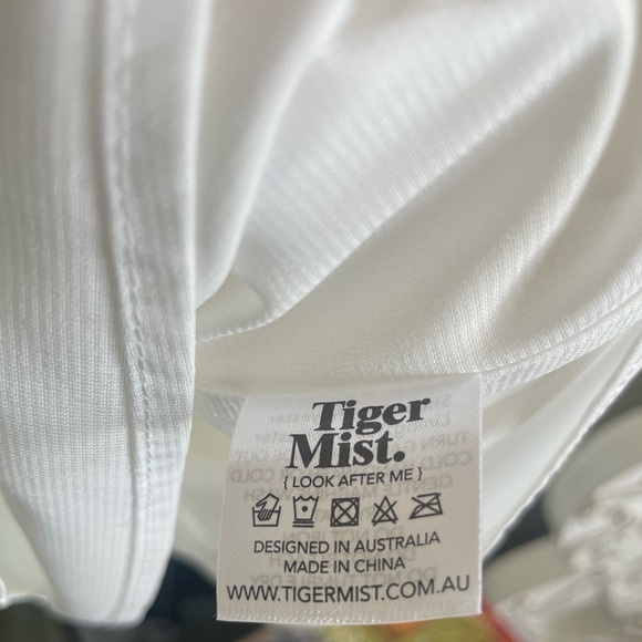 Tiger Mist White Mini Dress SMALL - Picture 4 of 11
